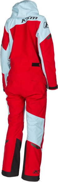 Combinezon Dama Snowmobil Non-Insulated Shredsa Short Chili Pepper/Crystal Blue