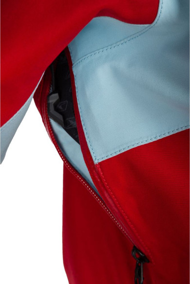 Combinezon Dama Snowmobil Non-Insulated Shredsa Short Chili Pepper/Crystal Blue