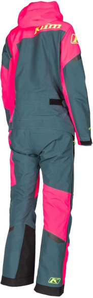 Combinezon Dama Snowmobil Non-Insulated Shredsa Short Petrol/Knockout Pink