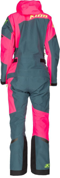 Combinezon Dama Snowmobil Non-Insulated Shredsa Short Petrol/Knockout Pink