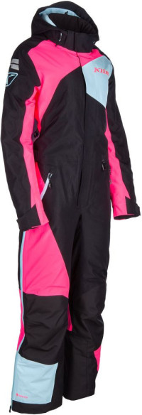 Combinezon Snowmobil Dama Non-Insulated Vailslide Crystal Blue/Knockout Pink 24