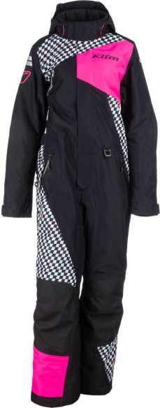 Combinezon Dama Snowmobil Non-Insulated Short Vailslide Pink Glo/Black 25