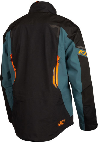 Geaca Snowmobil Non-Insulated Valdez Black Strike Orange