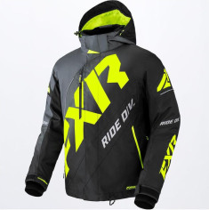 Geaca Snowmobil CX Char-Black Fade/Hi Vis