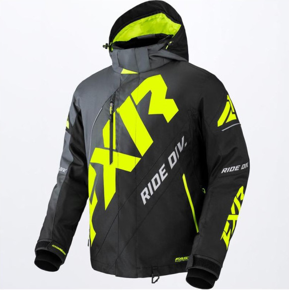 Geaca Snowmobil CX Char-Black Fade/Hi Vis