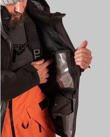 Geaca Snowmobil Macer Dark Smoke