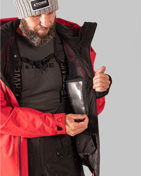 Geaca Snowmobil Macer Red One