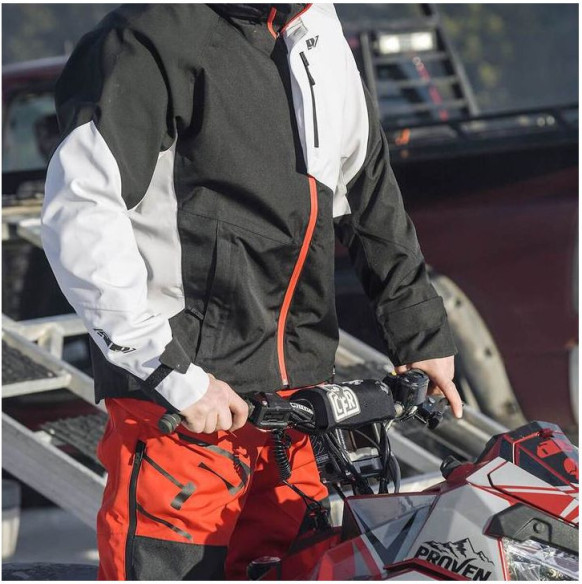 Geaca Snowmobil Non-Insulated Evolve Racing Red