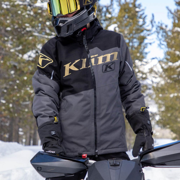 Geaca Snowmobil Insulated Instinct Black-Metallic Gold