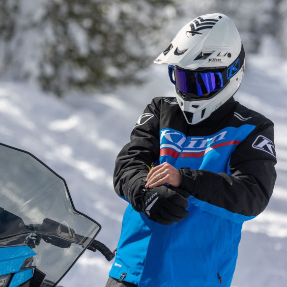 Geaca Snowmobil Insulated Kaos Black-Electric Blue Lemonade