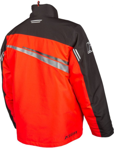 Geaca Snowmobil Insulated Kaos Black-High Risk Red