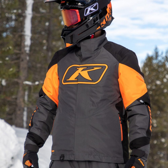 Geaca Snowmobil Insulated Klimate Asphalt-Strike Orange