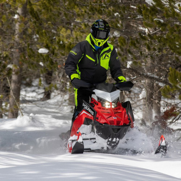 Geaca Snowmobil Insulated Kompound Asphalt-Hi-Vis