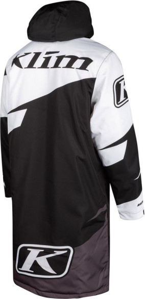 Geaca Snowmobil Insulated Race Spec Pit Coat Black-White