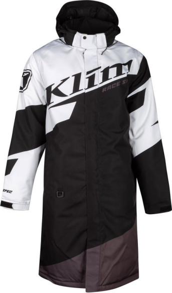 Geaca Snowmobil Insulated Race Spec Pit Coat Black-White