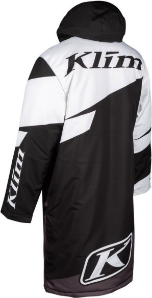 Geaca Snowmobil Insulated Race Spec Pit Coat Black-White