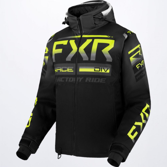 Geaca Snowmobil RRX Black/Char/HiVis
