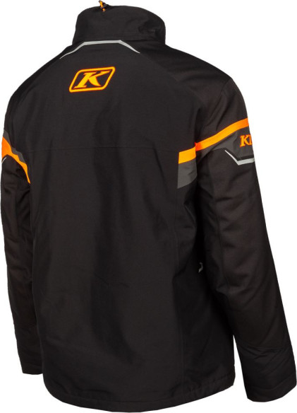 Geaca Snowmobil Insulated Klimate Black/Strike Orange