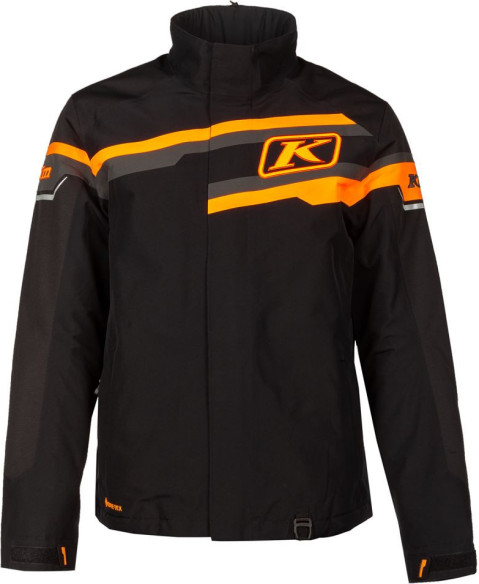 Geaca Snowmobil Insulated Klimate Black/Strike Orange