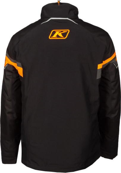 Geaca Snowmobil Insulated Klimate Black/Strike Orange