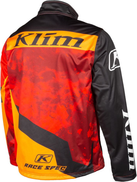 Geaca Snowmobil Non-Insulated Revolt Black/Fiery Red