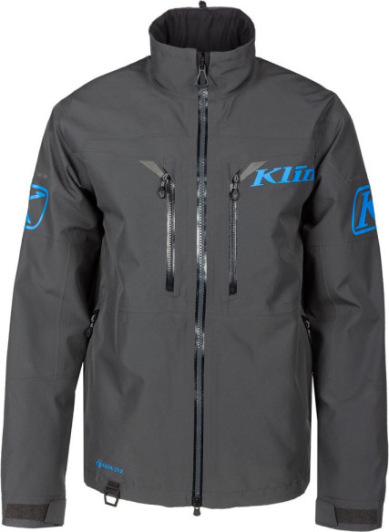 Geaca Snowmobil Non-Insulated Tomahawk Asphalt/Electric Blue Lemonade