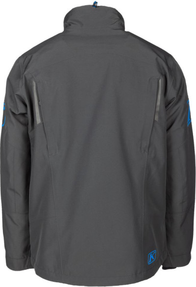 Geaca Snowmobil Non-Insulated Tomahawk Asphalt/Electric Blue Lemonade