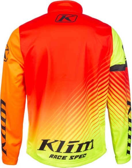 Geaca Snowmobil Insulated Revolt Fiery Red/Hi-Vis 24