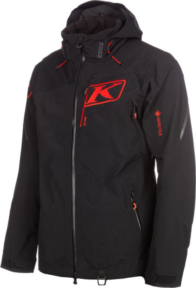 Geaca Snowmobil Non-Insulated Storm Black/Fiery Red 24