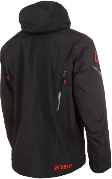 Geaca Snowmobil Non-Insulated Storm Black/Fiery Red 24