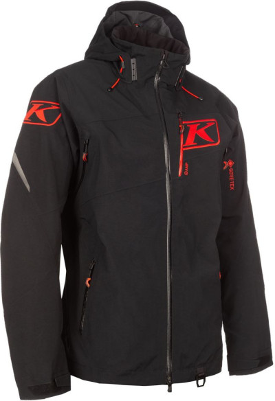 Geaca Snowmobil Non-Insulated Storm Black/Fiery Red 24