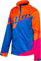 Geaca Snowmobil Non-Insulated Copii Race Spec Electric Blue Lemonade/Knockout Pink