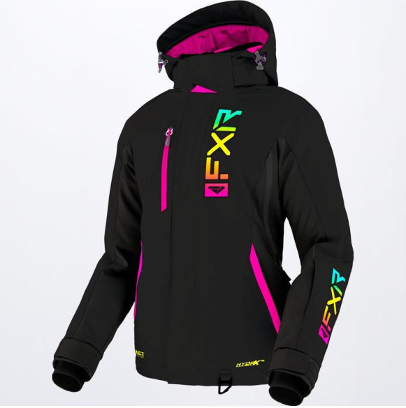 Geaca Snowmobil Dama Evo FX Black/Sherbert