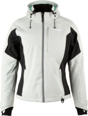 Geaca Snowmobil Insulated Dama Range Light Gray with Teal