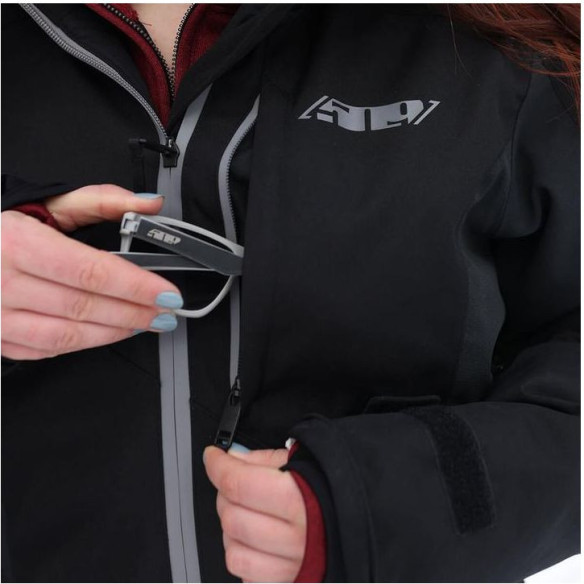 Geaca Snowmobil Insulated Dama Range Black