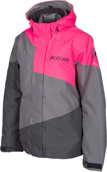 Geaca Snowmobil Insulated Dama Fuse Castlerock Gray-Knockout Pink