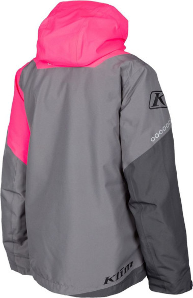 Geaca Snowmobil Insulated Dama Fuse Castlerock Gray-Knockout Pink