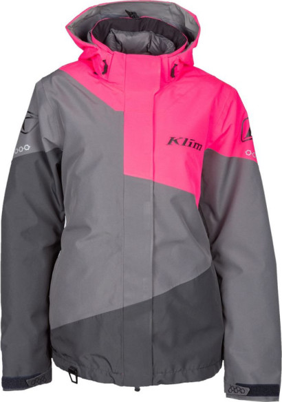 Geaca Snowmobil Insulated Dama Fuse Castlerock Gray-Knockout Pink