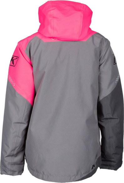 Geaca Snowmobil Insulated Dama Fuse Castlerock Gray-Knockout Pink