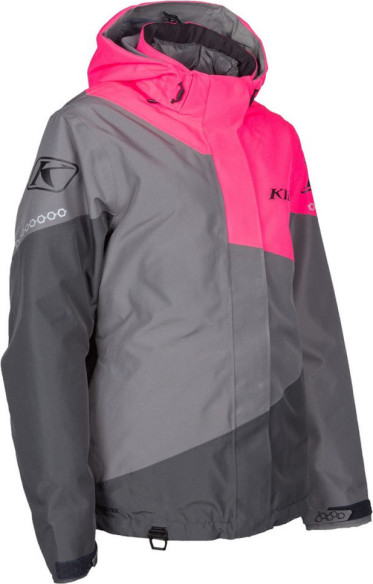 Geaca Snowmobil Insulated Dama Fuse Castlerock Gray-Knockout Pink