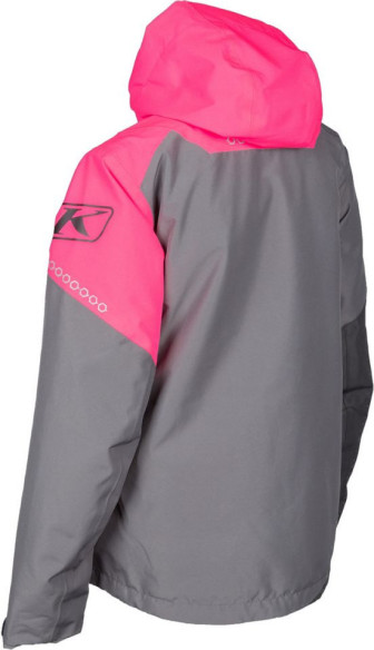 Geaca Snowmobil Insulated Dama Fuse Castlerock Gray-Knockout Pink