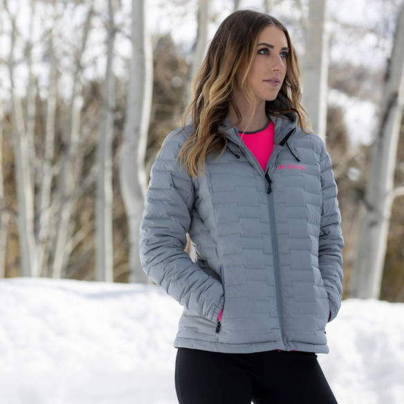 Geaca Snowmobil Insulated Dama Luna Monument Gray-Knockout Pink