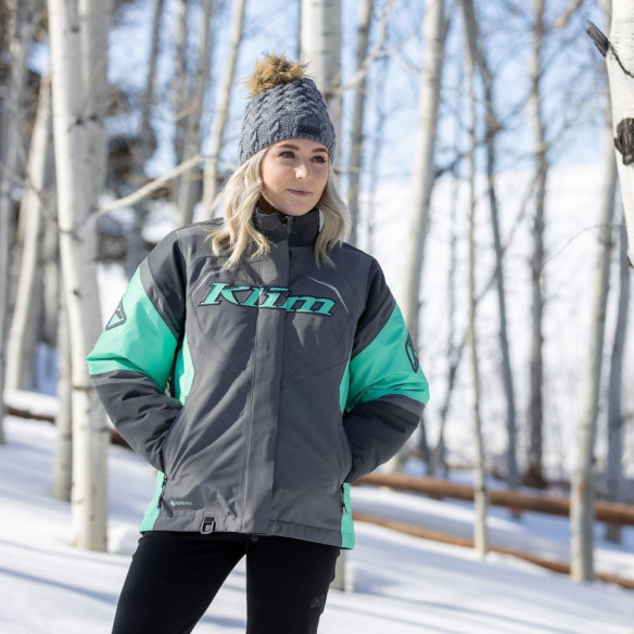 Geaca Snowmobil Insulated Dama Spark Asphalt-Wintermint