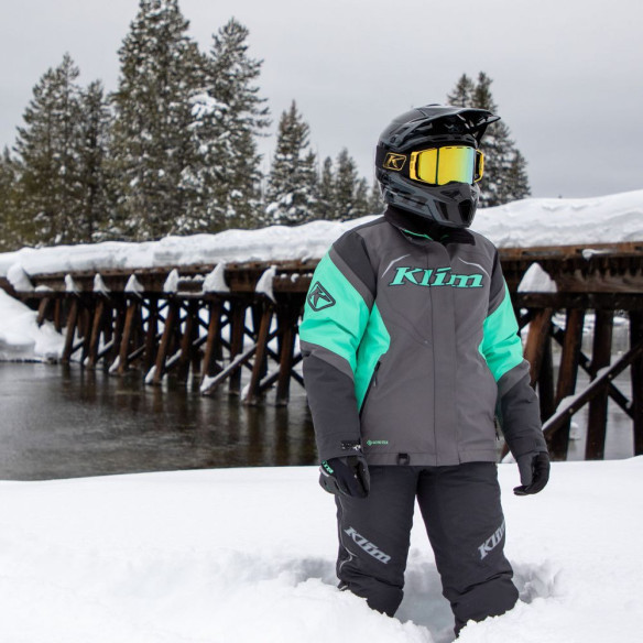 Geaca Snowmobil Insulated Dama Spark Asphalt-Wintermint