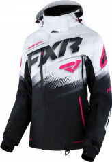 Geaca Snowmobil Dama Boost FX Black/White/Fuchsia