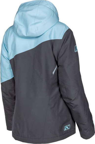 Geaca Snowmobil Insulated Dama Allure Asphalt/Crystal Blue