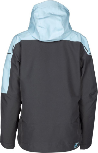 Geaca Snowmobil Non-Insulated Dama Alpine Asphalt/Crystal Blue