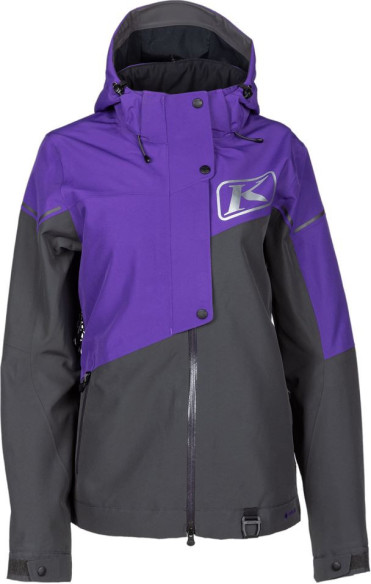 Geaca Snowmobil Non-Insulated Dama Alpine Asphalt/Heliotrope