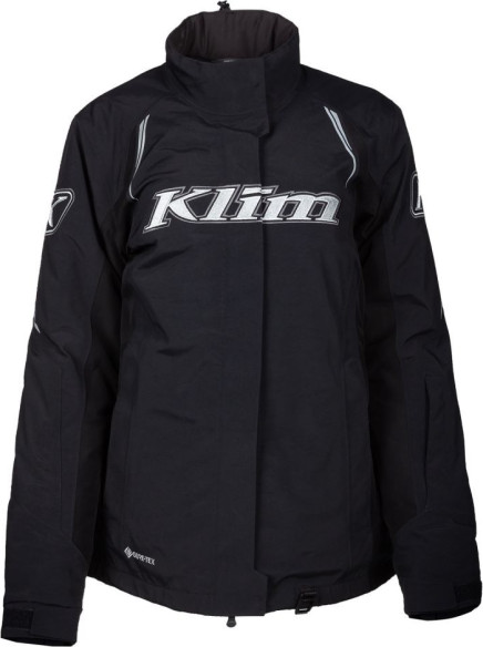Geaca Snowmobil Insulated Dama Strata Black/Metallic Silver