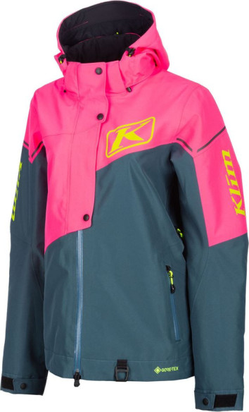 Geaca Dama Snowmobil Insulated Alpine Petrol/Knockout Pink 24